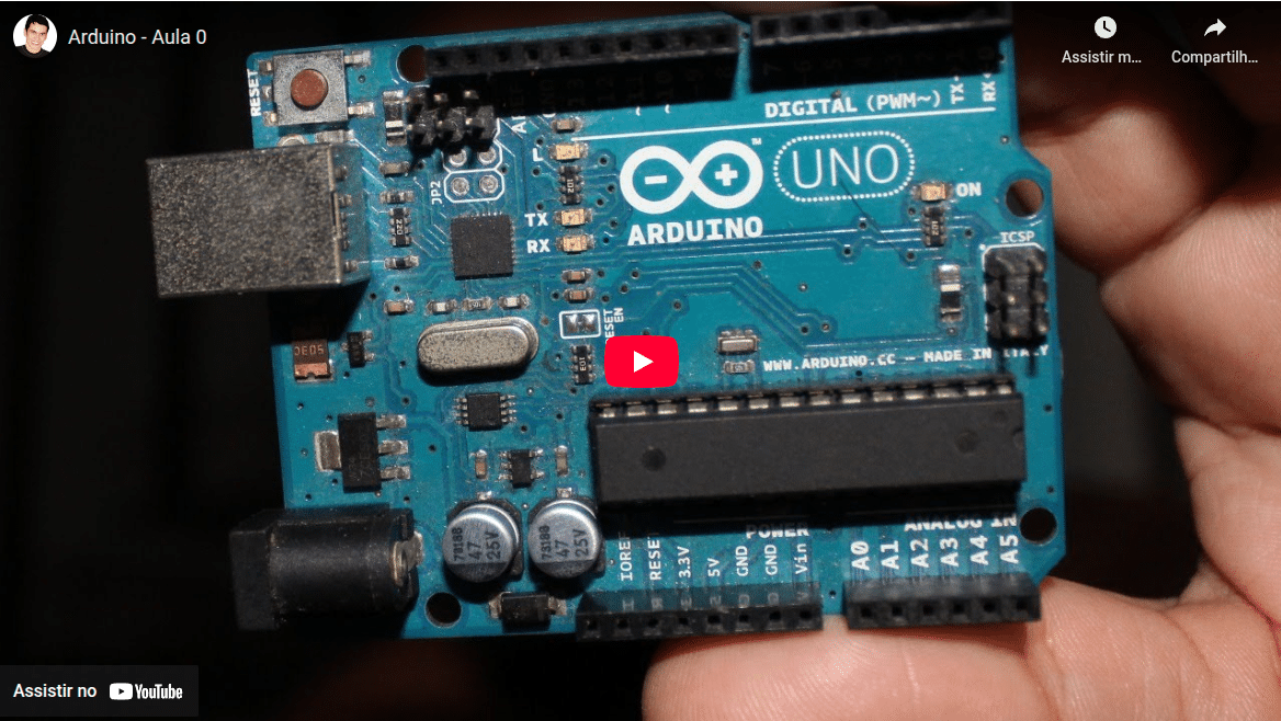 Curso de Arduino (virtual) promovido pelo Prof. Bruno Vitorino no CCSL-IFRN Campus Canguaretama