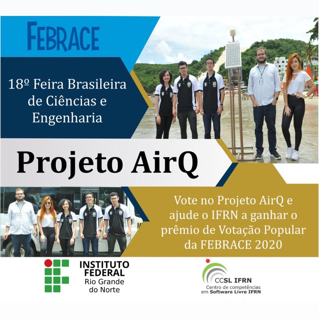 Projeto de verificação de qualidade do ar é selecionado para Feira Brasileira de Ciências e Engenharia