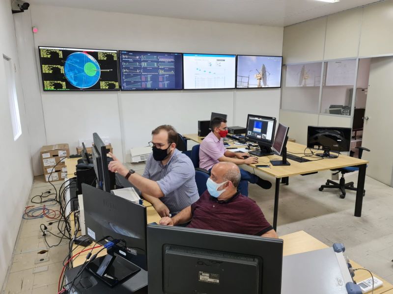 CCSL-IFRN participa de testes de integração da Estação Multmissão de Natal (EMMN) para operação em conjunto ao satélite SPORT
