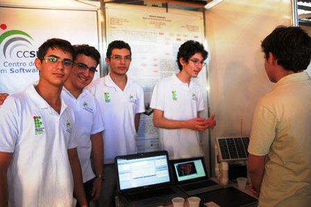 alunos vencedores do Samanau